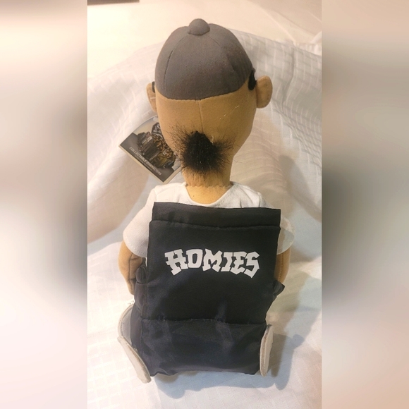 NWT Vintage Homies 2002  Willie G Plush Stuffed Toy Peek-a-Boo RARE W/Tag - Picture 3 of 8